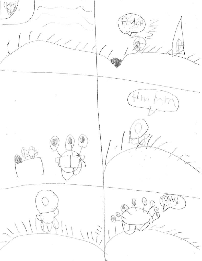 Zook remembers too. Pook goes for a walk. Zook goes to the bathroom. Mook gets hurt when he steps on a stick on the sun.