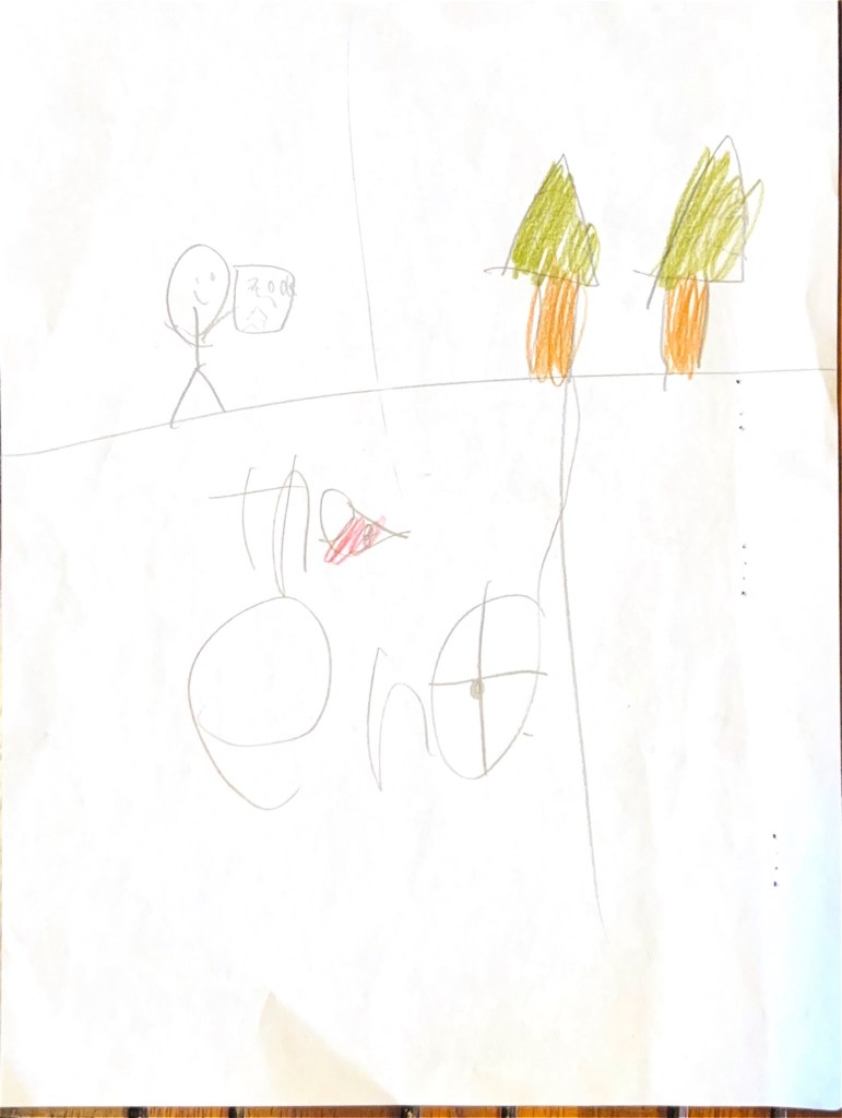 Zook. and Pook get home and Pook makes a book. The end.